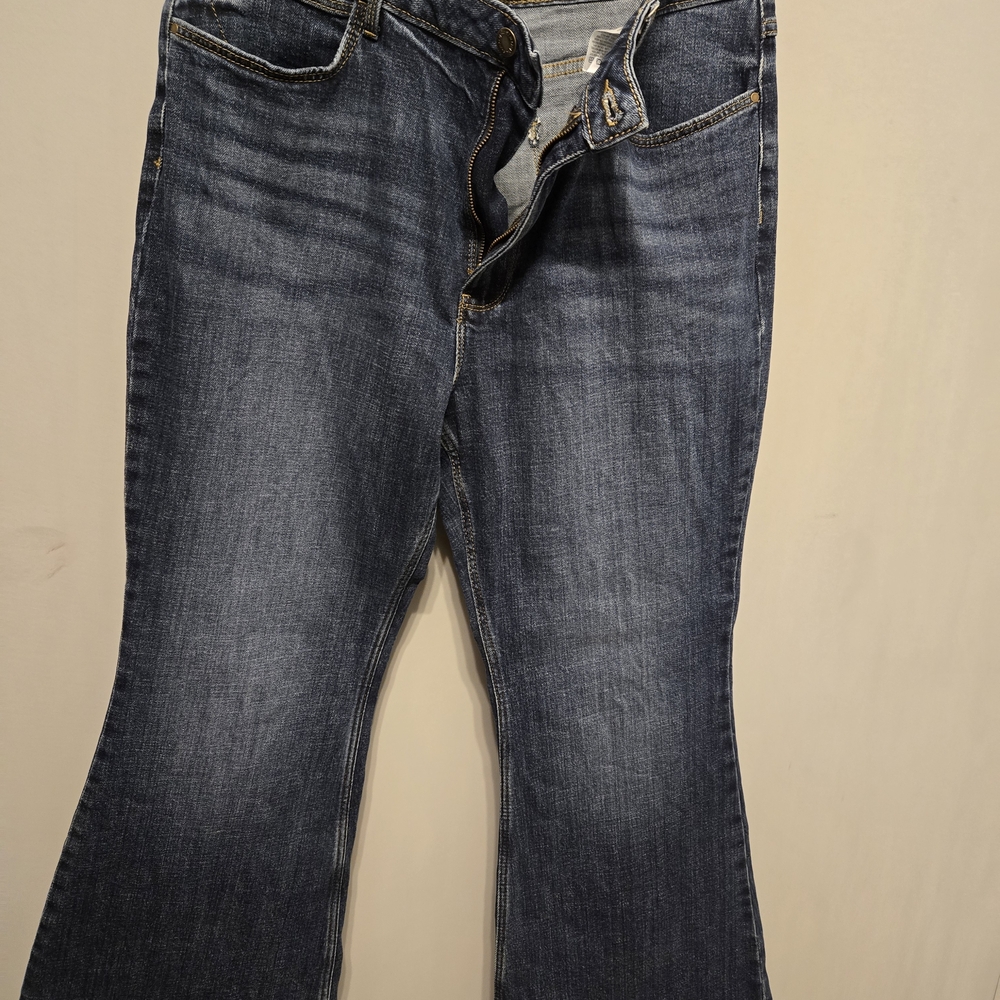Wrangler Dark Blue Flare Women's Jeans